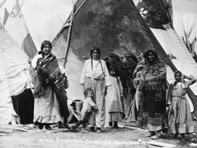 First Nations people have been part of the Stampede since the first one in 1912.  Photo: Courtesy, Glenbow Archives -- NA-335-11