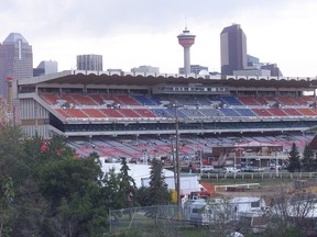 The Stampede grandstand and infield in 2001. 
Photo: Herald archives