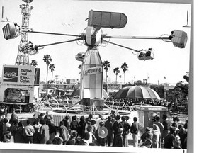 In 1977 6,000 people hit the midway for the first "Midnight Madness." 
Photo: Herald Archives