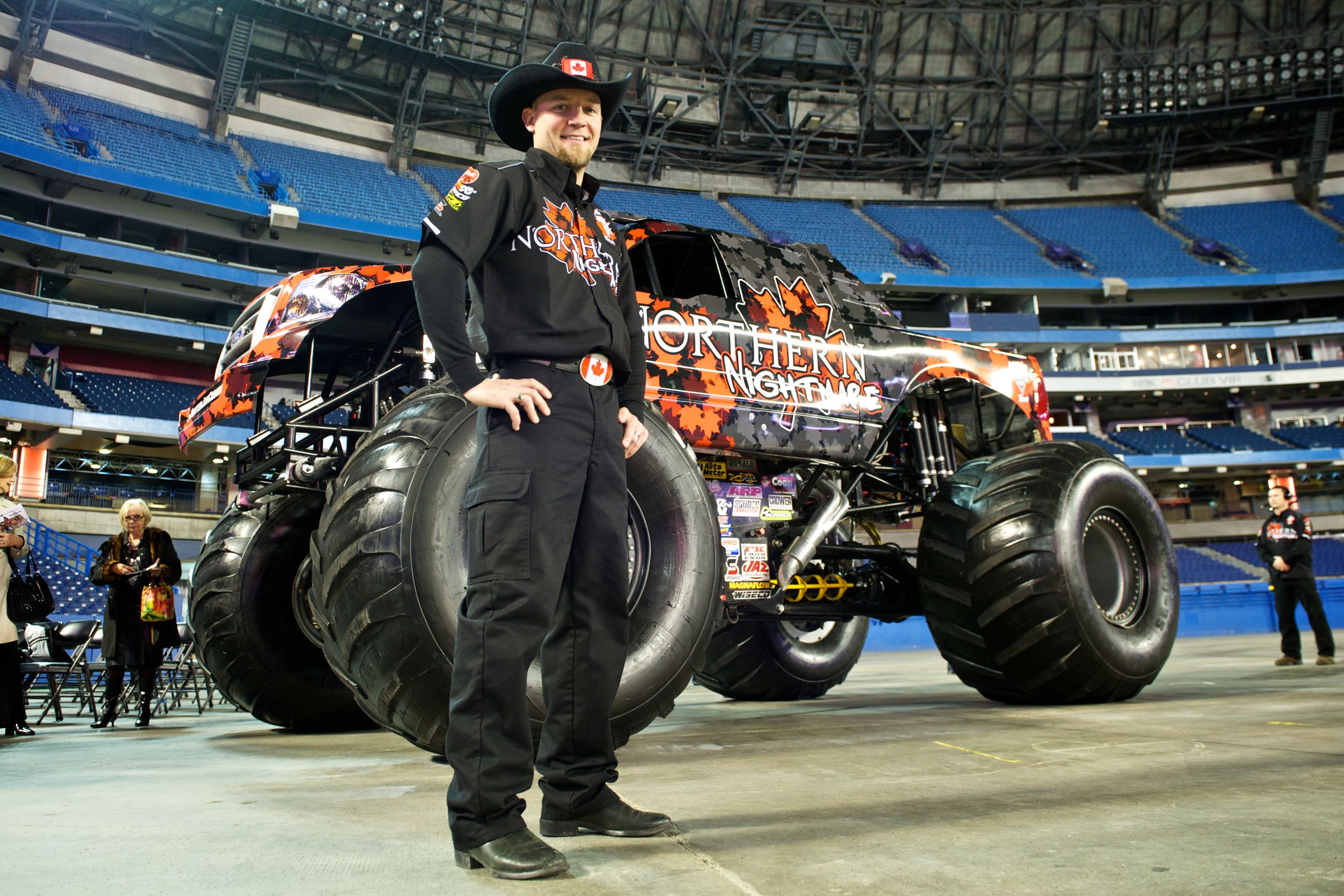 Watch These Formula 1 Drivers Send It In Their First Monster Truck