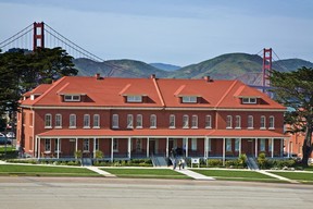 The former U.S. Army Barracks in the Golden Gate National Recreation Area of San Francisco is now home of the Walt Disney Family Museum