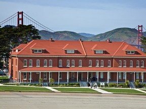 The former U.S. Army Barracks in the Golden Gate National Recreation Area of San Francisco is now home of the Walt Disney Family Museum