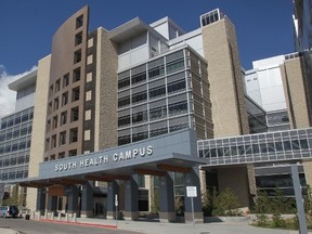 Ted Rhodes, Calgary Herald CALGARY, AB.; SEPTEMBER 6, 2012 -- The south facing front entrance of the newly opened Calgary South Health Campus