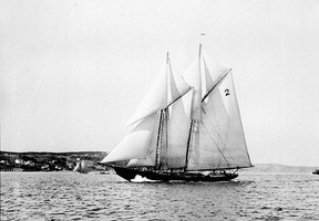 One of Canada's enduring symbols, the Bluenose.
Photo: Courtesy, Library and Archives Canada