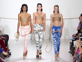 Ropes and denim at Triarchy. Photo: Chris Young, The Canadian Press.