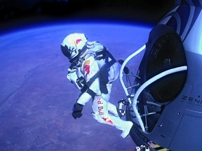 Skydiver Felix Baumartner of Austria