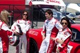 Sophie, Whitney, Brad and Gabrielle, chillin at the race track in Vegas.