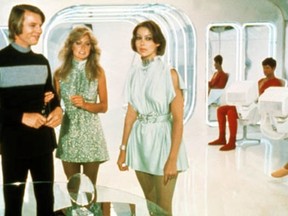 LOGAN'S RUN, Michael York, Farrah Fawcett, Jenny Agutter, 1976