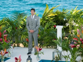 Brad Smith waits for his chosen one on the finale of The Bachelor Canada.