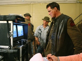 Paul Gross, pictured here on the Calgary set of Passchendaele, will be heading to Jordan in March to shoot a war film set in Afghanistan.