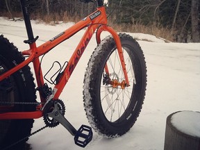 I recently gave this Salsa Mukluk a trial run, courtesy of BikeBike. These "fat bikes" are getting increasingly popular.