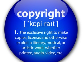 "Copyright" definition button