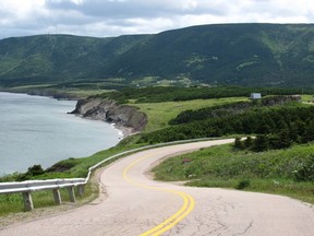 Cabot Trail, Cape Breton; photo by  John Chalmers, Edmonton Journal