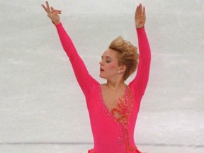 Elizabeth Manley skated to silver last night.