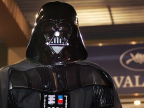 Even Lord Vader himself (pictured here at the Cannes Film Festival) may not have backed the Kickstarter project for the Death Star, noting that "the ability to destroy a planet ... is insignificant next to the power of the Force." (Pascal Guyot/Getty Images)