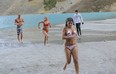 Tierra, far right, milked the polar-bear swim in Lake Louise for all it was worth. And you didn't approve of her dramatic antics on The Bachelor, slamming her actions on numerous polls on this blog.