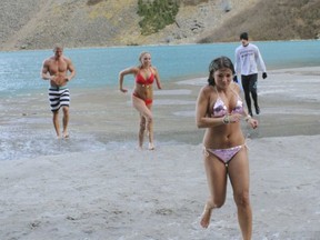 Tierra, far right, milked the polar-bear swim in Lake Louise for all it was worth. And you didn't approve of her dramatic antics on The Bachelor, slamming her actions on numerous polls on this blog.