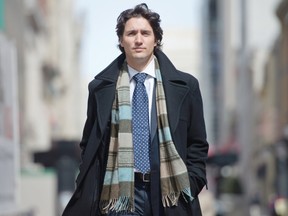 Justin Trudeau coasted to victory of the federal Liberal party Sunday.