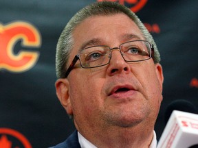 Calgary Flames General Manager Jay Feaster