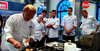 Chef Mark McEwan shows the Top Chef Canada competitors just how it’s done. Photo courtesy Food Network Canada.