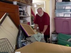 Calgary's Kelly Jay agreed to be on Hoarders: Buried Alive to get help with his home.