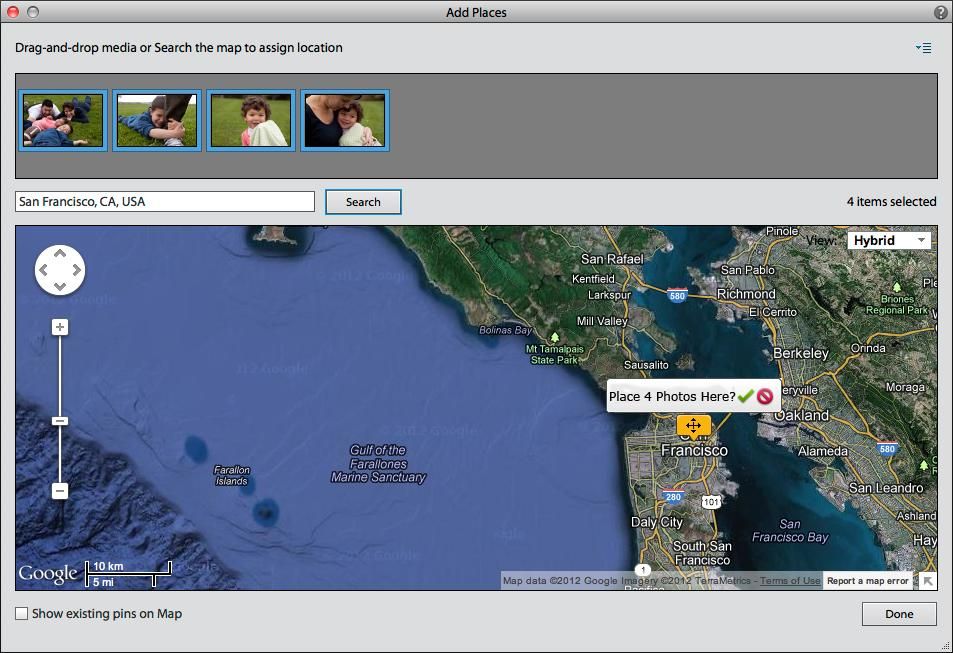 Photoshop geotagging