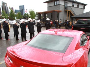 Gavin Young/Calgary Herald CALGARY, AB: June 19, 2013 - This limited edition Camero was on display as the Calgary Stampede unveiled the Stampede Lotteries prizes including the Rotary Dream Home at Stampede Park on Wednesday June 19, 2013. Photo by Gavin Young/Calgary Herald  (For City section story by Val Fortney) 00046156A