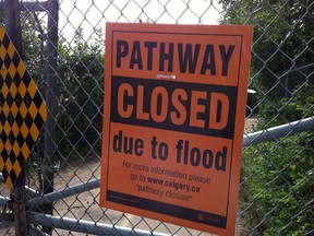 Calgary's multi-use pathways are recovering from last week's flooding.