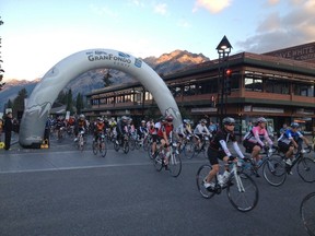 More than 1,500 cyclists were in Banff on Aug. 24 for the GranFondo event.