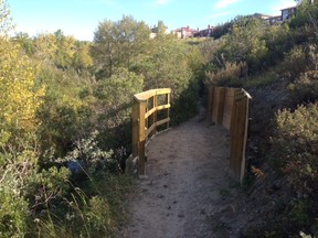 The city has started trail improvements in 12-Mile Coulee, a gem of a park in the northwest community of Tuscany.