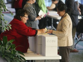 Advance voting in the 2010 civic election.