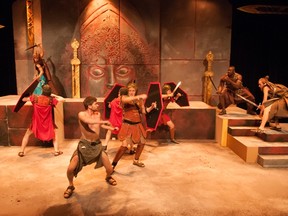 Titus Adronicus is on at The Studio at Vertigo Theatre through Oct. 5.