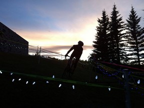 The Dark Knight Cyclocross event at Canada Olympic Park on Saturday, Oct. 5.