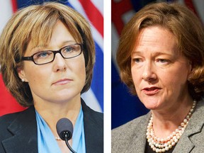 Christy Clark and Alison Redford.