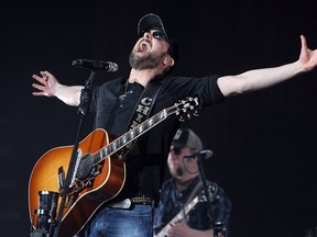 Country star Eric Church rocks the Saddledome.