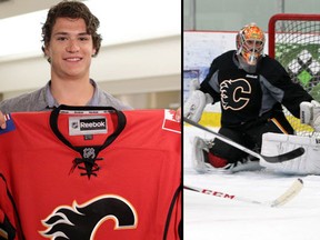 The match-up with the Blue Jackets will be a n important contents for goalie Joey MacDonald (right) and perhaps, newly-acquired center Joe Colborne.