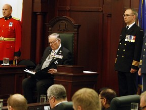 The Throne Speech starting the 4th session of the 27th Legislature of Alberta  .