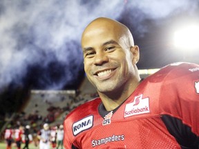 Jon Cornish and the Stampeders face the Roughriders Sunday for the right to advance to the 101st Grey Cup