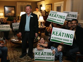 Shane Keating celebrates his first election victory in 2010. Lorraine Hjalte/Herald