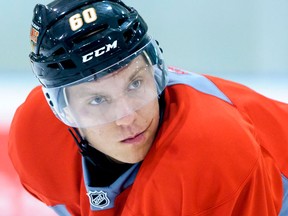 Rookie Markus Granlund might get to make his debut tonight with the Flames.