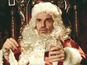 Billy Bob Thornton is the (not so) jolly old elf himself in the movie Bad Santa.