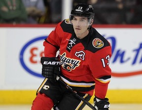 Calgary Flames  Mike Cammalleri, who missed nine games with a concussion, will operate on a line with C Sean Monahan and C Joe Colborne (on the right flank) against the visiting Minnesota Wild  (Leah Hennel/Calgary Herald)