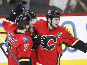 Calgary Flames  Mark Giordano is currently riding a six-game point streak. (Canadian Press)