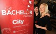 April Serink, right, with her friend Michaelle LeManne Lamb, at the The Bachelor Canada casting call at the Delta Bow Valley hotel in Calgary Tuesday.