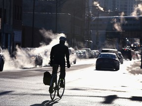 Winter cycling