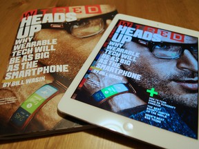Wired, the magazine and the Wired Tablet edition via Next Issue.
