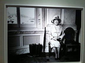 The Queen by Bryan Adams; on display at the Glenbow, as part of the new exhibit Bryan Adams Exposed.