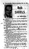 Calgary Herald writer Bob Shiels thought the Beatles probably wouldn’t last, after watching the group’s first appearance on the Ed Sullivan Show.