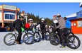 Fat biking in Silver Star Mountain Resort in B.C.