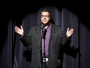 Mayor Naheed Nenshi in his Laugh Store debut, July 2013. Actually it's something else. Tijana Martin/Herald